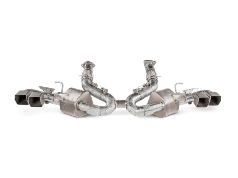 Akrapovic 2020+ Chevrolet Corvette C8 Slip-On Line (Titanium)