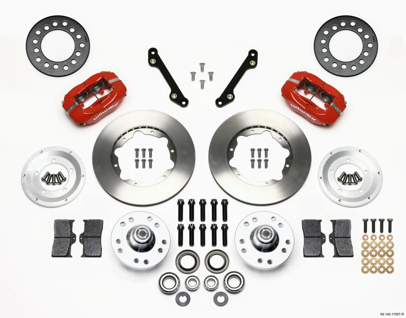 wilwood_140-11007-R-679572ebae69a Wilwood Forged Dynalite Front Kit 11.00in Red 70-78 Camaro