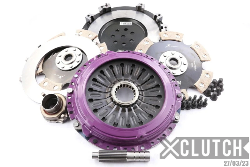 XClutch 9-Zoll-Zweischeiben-Keramik-Kupplungssatz für 1997 Mitsubishi Lancer EVO IV 2.0L