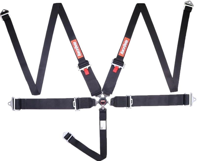 RaceQuip Black SFI CAMLOCK 5pt PD Lap HNR Seat Belt