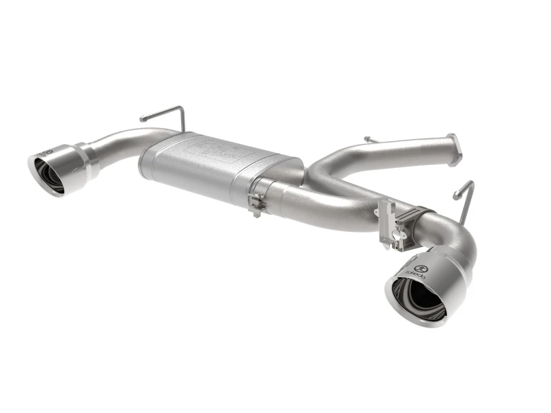 aFe Power Axle Back Exhaust - 19-20 Hyundai Veloster N L4-2.0L (t) w/ Polished tips