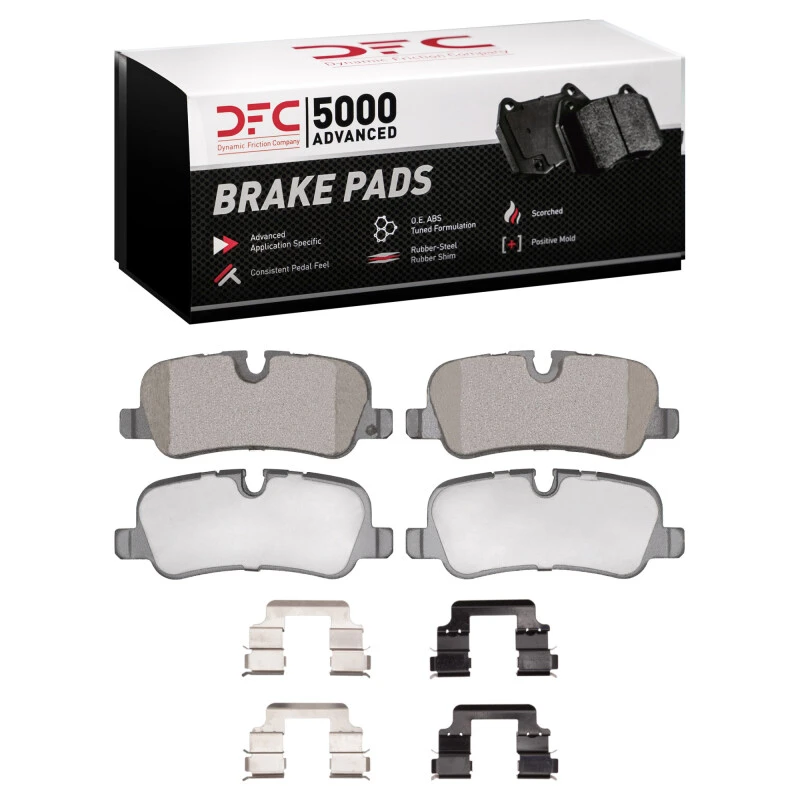 DFC 05-16 Land Rover Discovery (Latin America) Rear Euro 5000 Ceramic Brake Pads and Hardware Kit