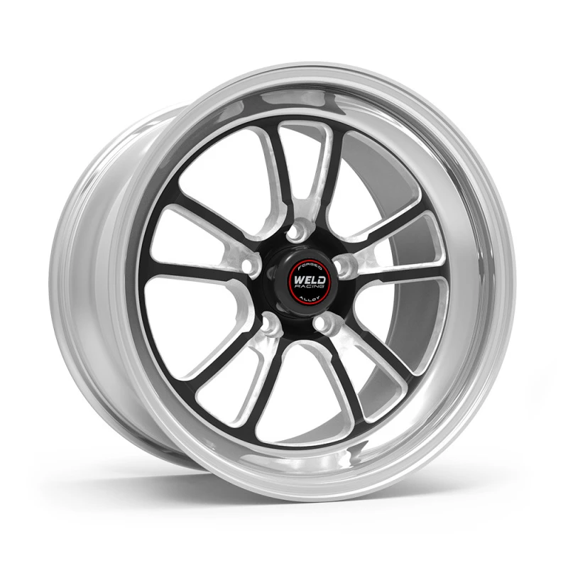 Weld S70 17x5.5 / 5x4.75 BP / 2.2in. BS Black Wheel (Medium Pad) - Non-Beadlock