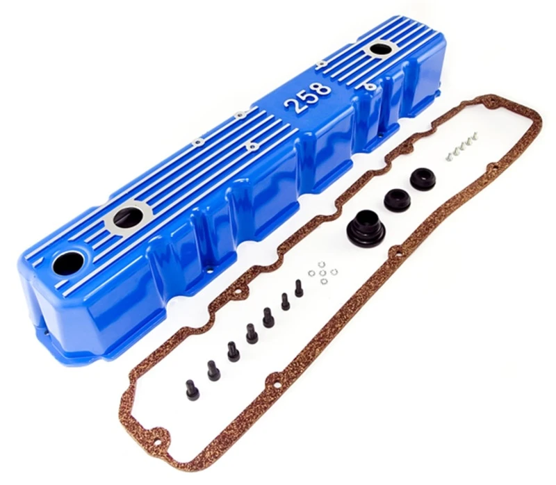 Omix Blaues Aluminium Ventildeckel 81-87 CJ & Wrangler
