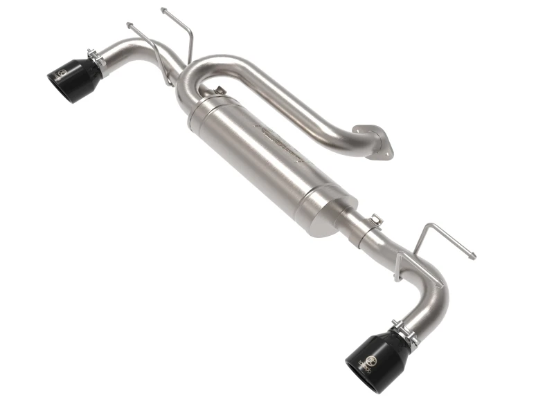 aFe 19-22 Mazda 3 L4 2,5L Takeda 3in auf 2-1/2in 304 Edelstahl Auspuffanlage mit schwarzer Spitze