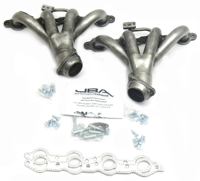 JBA 1 3/4in Header Shorty Stainless Steel for 01-04 Corvette LS1/Z06