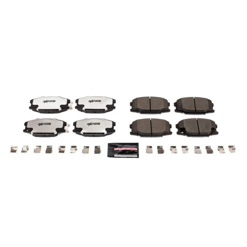 Power Stop Front or Rear Z36 Truck & Tow Brake Pads w/Hardware for 2001 Mitsubishi Fuso FE-CA