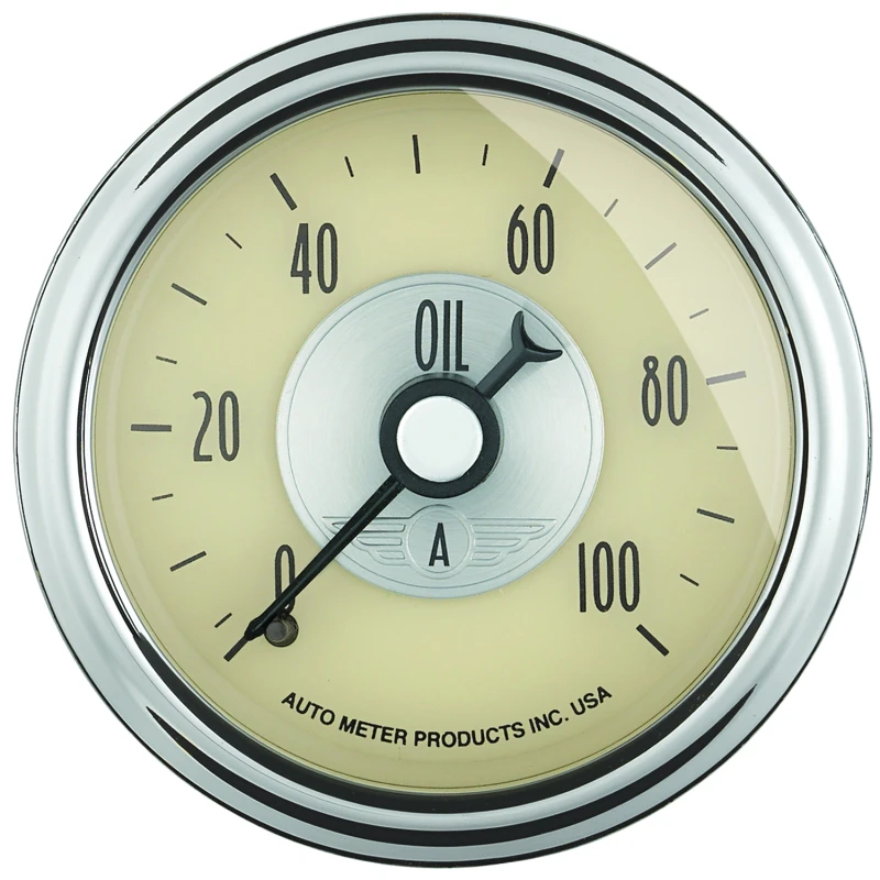 Autometer Prestige Series 52mm 0-100 PSI Mechnical Oil Pressure Gauge