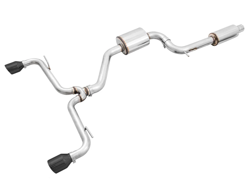 AWE Tuning VW MK7 GTI Touring Edition Auspuff - Diamantschwarze Endrohre