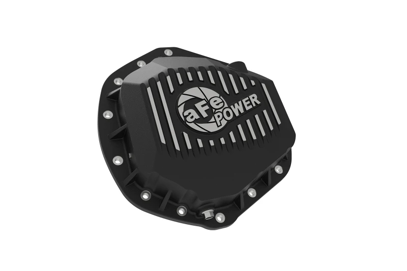 aFe Power Pro Series Hinterachs-Abdeckung Schwarz mit bearbeiteten Rippen 14-18 Dodge Trucks 2500/3500