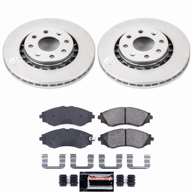 Power Stop 04-11 Chevrolet Aveo Front Z23 Coated Brake Kit