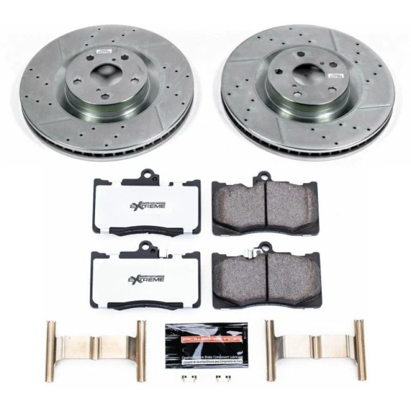 powerstop_K6355-26-679457c612dbe Power Stop 13-19 Lexus GS350 Front Z26 Street Warrior Brake Kit