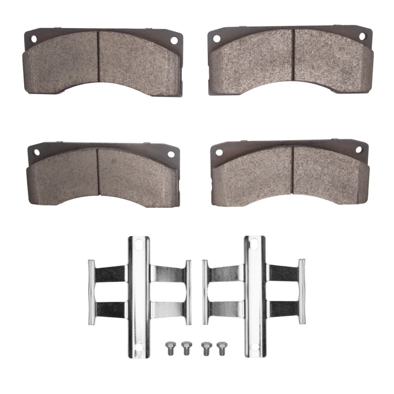 DFC 86-92 Ford CF6000 Front 3000 Semi-Metallic Brake Pads and Hardware Kit