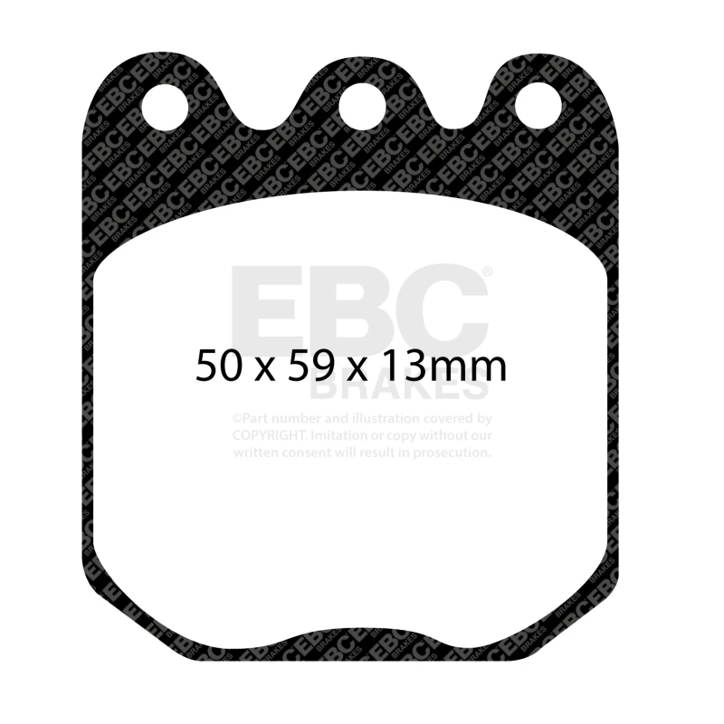 EBC Wilwood Dynapro Single Yellowstuff Brake Pads