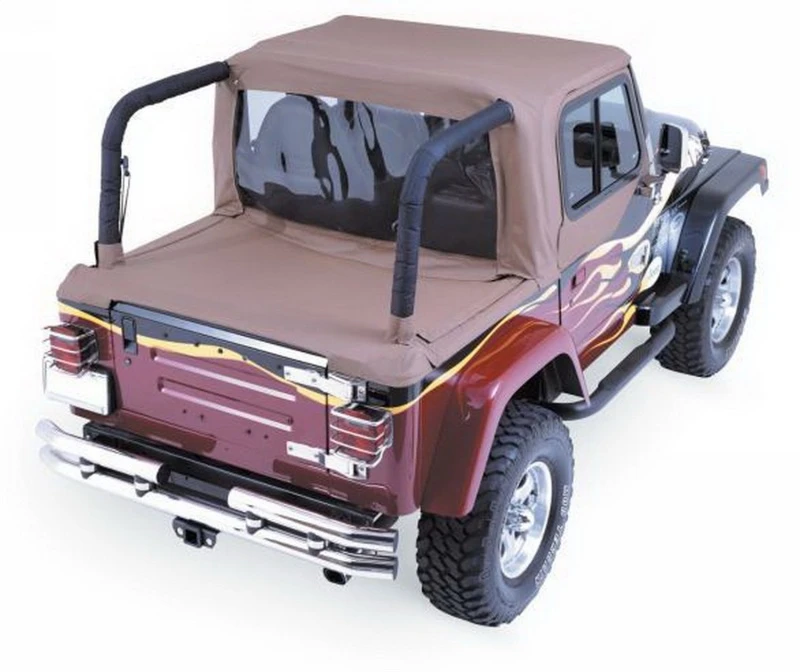 Rampage Cab Soft Top and Tonneau Cover for 1992-1995 Jeep Wrangler (YJ)