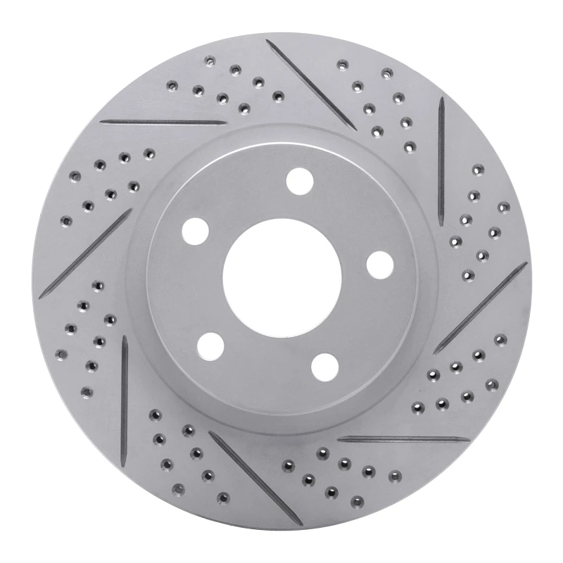DFC 97-05 Buick Park Avenue Front Right Drilled & Slotted Geoperformance Rotor