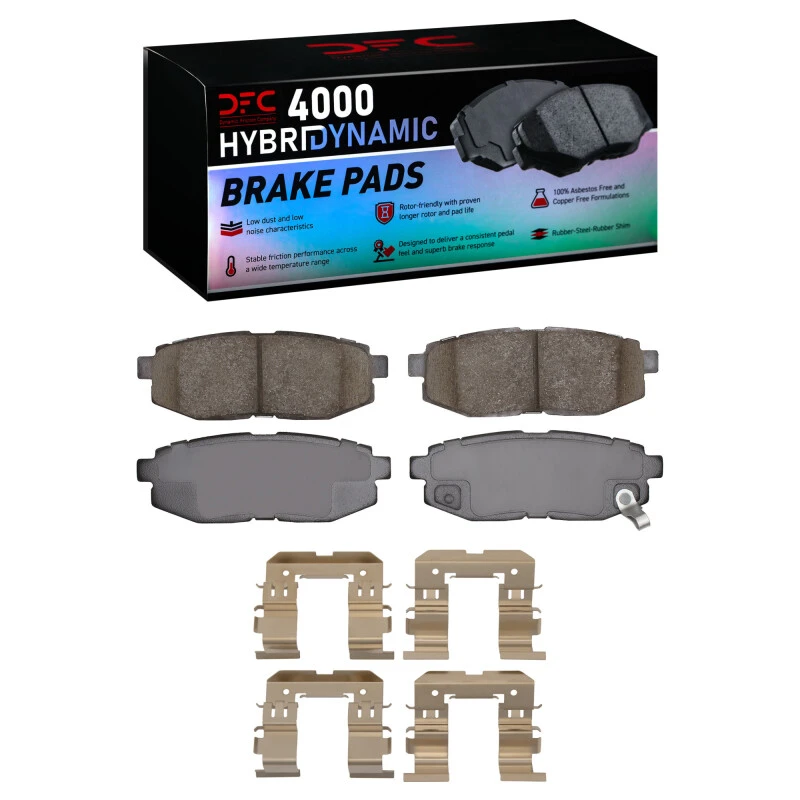 DFC 06-25 Scion FR-S Rear 4000 HybriDynamic Brake Pads and Hardware Kit