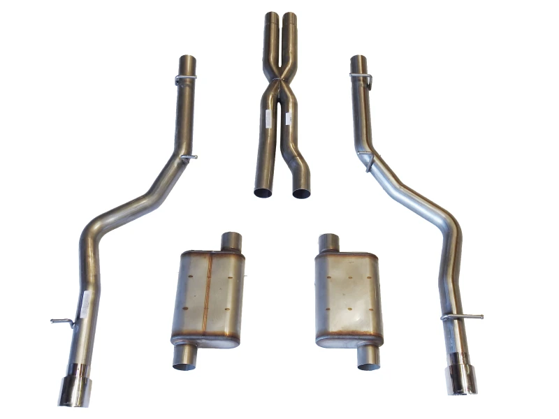JBA Cat-Back Auspuffanlage für 05-10 Chrysler/Dodge 6.1L 409SS Dual Rear Exit