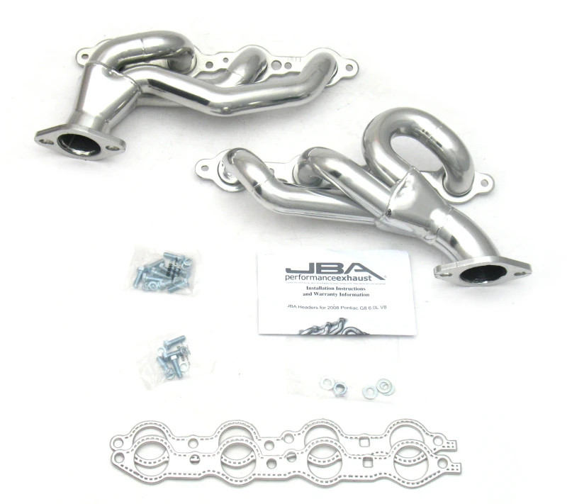 JBA Cat4Ward Header for 08-09 Pontiac G8 6.0/6.2L LS 1-3/4in Primary Silver Ctd