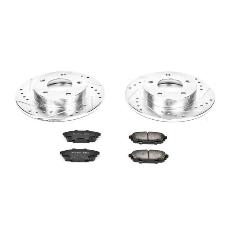 powerstop_K792-679452a5abfce Power Stop 01-03 Mazda Protege Rear Z23 Evolution Sport Brake Kit