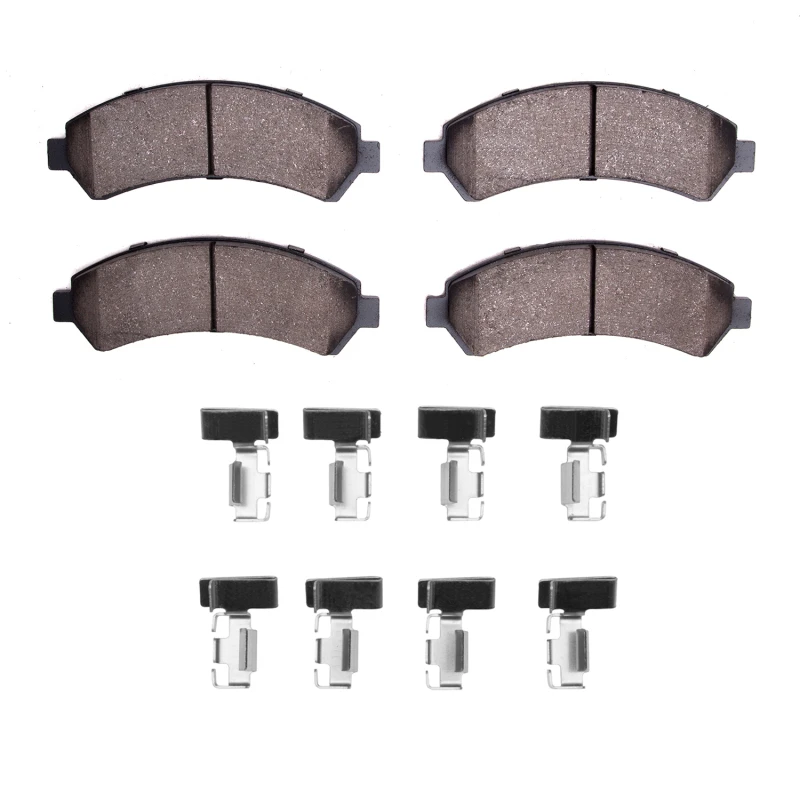 DFC 97-05 Chevrolet Blazer Front 5000 Advanced Ceramic Brake Pads and Hardware Kit