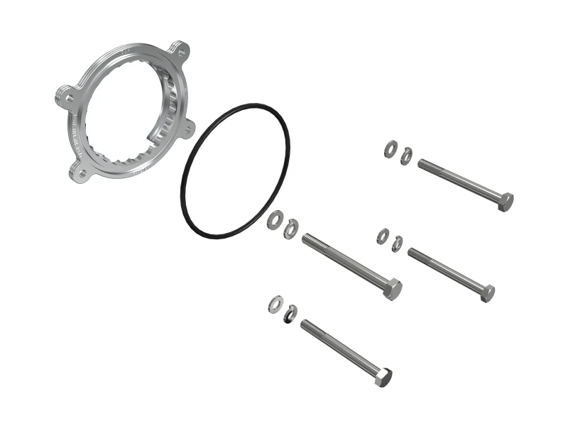 aFe Silver Bullet Throttle Body Spacer Kit Ford Super Duty 23-26 V8-6.8L/7.3L
