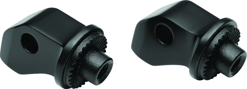 Kuryakyn Splined Front Peg Adapter for 2015-2020 Indian Scout Satin Black