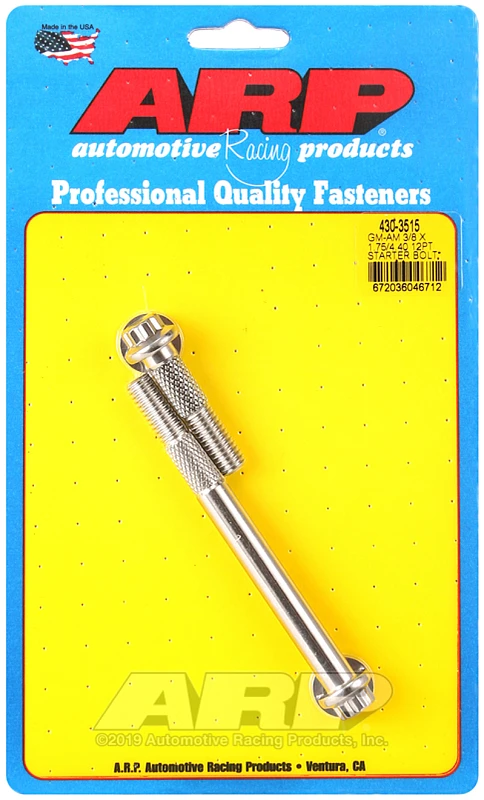 ARP Starter Bolt Kit für GM 3/8 X 1.750/4.400 12pt SS