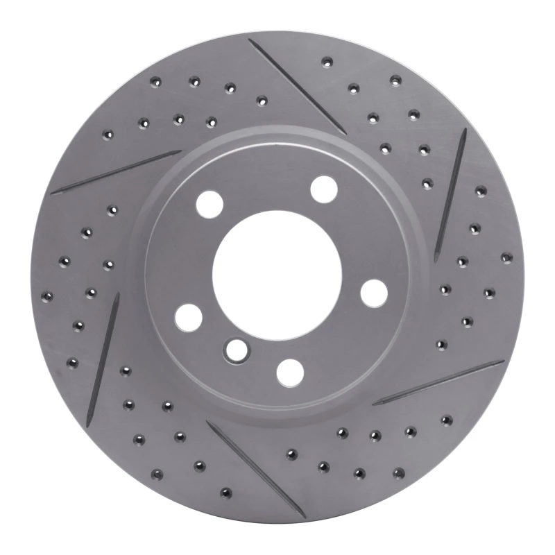DFC 11-16 Mini Cooper Paceman Front Right Drilled & Slotted Geoperformance Rotor