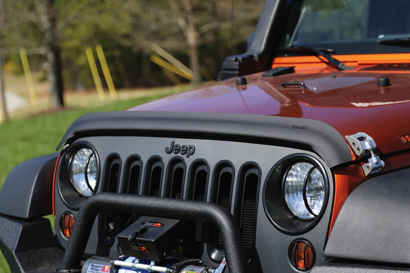 Rugged Ridge Bug-Deflektor Matt Schwarz 07-18 Jeep Wrangler