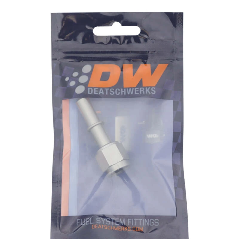 DeatschWerks 6AN-Weibliches Flare-Swivel auf 3/8-Zoll-Männliches EFI-Quick-Disconnect - Anodisiertes DW-Titan