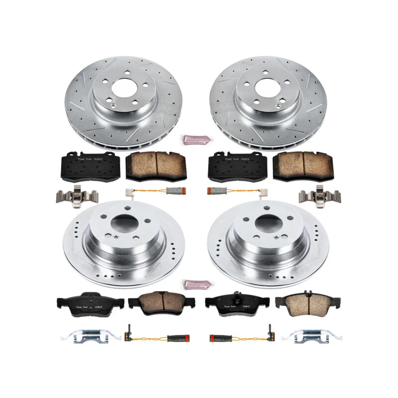 Power Stop 2006 Mercedes-Benz E350 Front and Rear Z23 Evolution Brake Kit