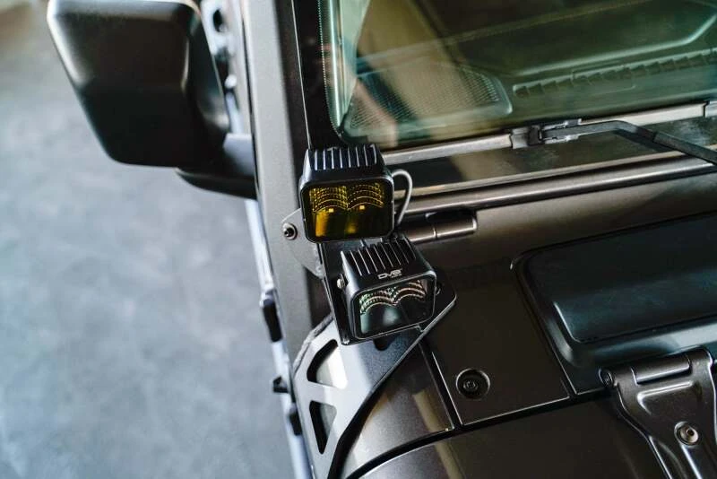 DV8 Offroad A-Pillar Dual Light Pod Mounts für Jeep Wrangler JL & Gladiator JT