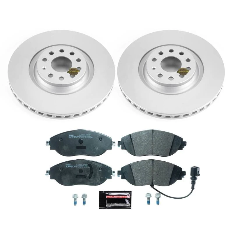 Power Stop 2019 Audi A3 Quattro Front Euro-Stop Brake Kit
