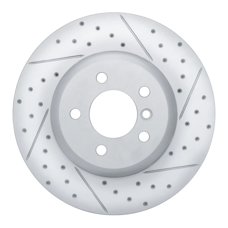 DFC 13-21 BMW 440I xDrive Coupe Rear Left Drilled & Slotted Geoperformance Rotor