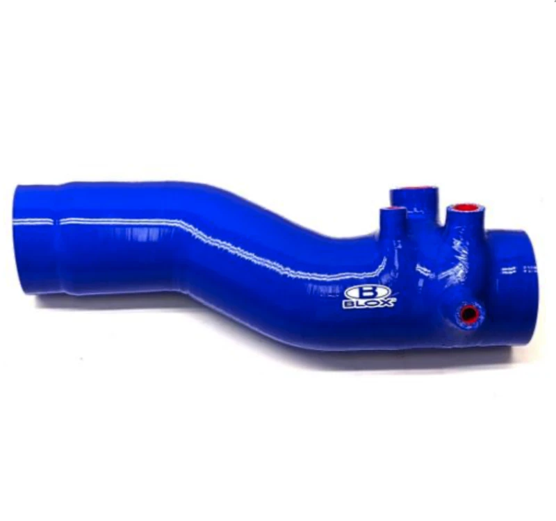 BLOX Racing High Power 3in Turbo Inlet Hose for 15-20 Subaru WRX FA20 - Blue