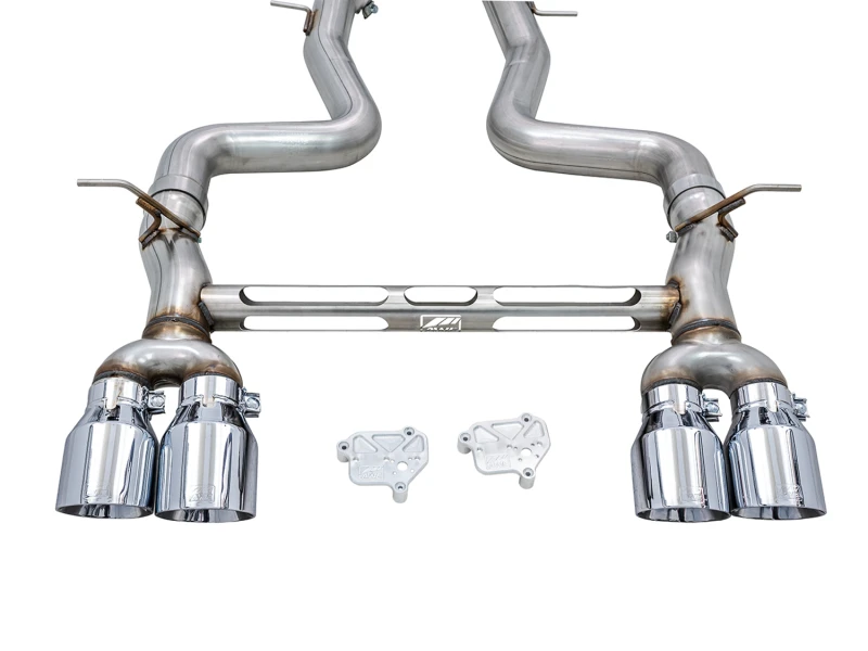 AWE Tuning BMW F8X M3/M4 Track Edition Catback Auspuff - Chrom Silber Spitzen