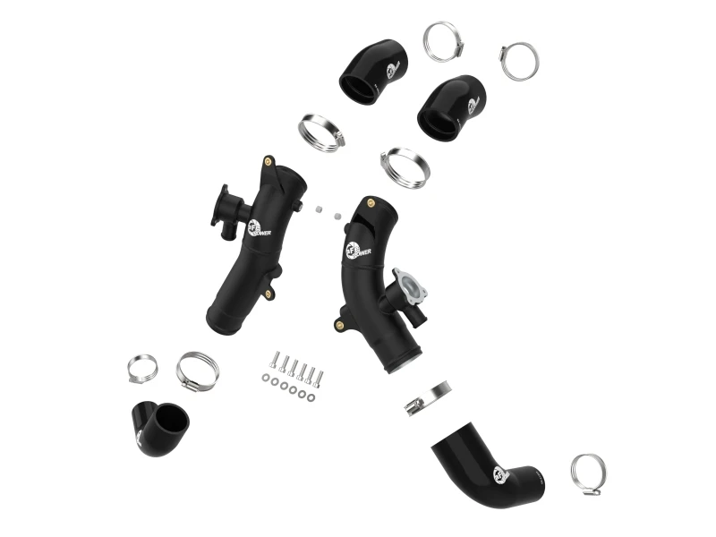 aFe 2022 Toyota Tundra V6-3,5L (tt) BladeRunner 2,5 Zoll Aluminium Heißladungsrohr - Schwarz