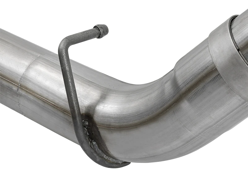 aFe Victory Series 4 Zoll 409-SS DPF-Back Auspuff mit Dual Black Tips 2017 GM Duramax V8-6.6L(td) L5P