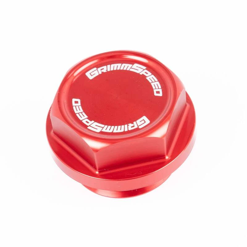 GrimmSpeed Bolt Ölverschluss für Subaru Modelle 1989–2022 in Rot