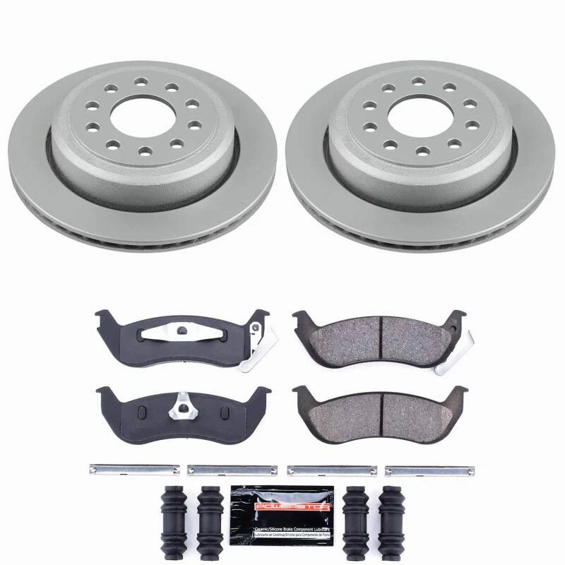 Power Stop 03-11 Lincoln Town Car Rear Z23 Coated Brake Kit