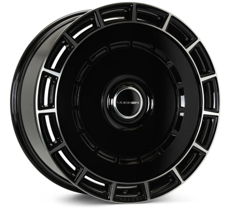 Vossen HF-9 24x10 - 5x112 - ET25 - Deep - 66.5 - Gloss Black Polished Wheel