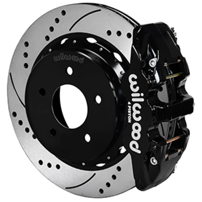 Wilwood 88-98 GM C1500 Aero4 SRP Rear Brake Kit 14in Rotor