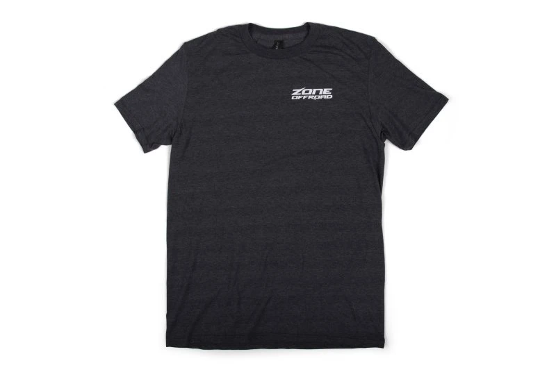 Zone Offroad Charcoal Gray Premium Cotton T-Shirt w/ Zone Offroad Logos