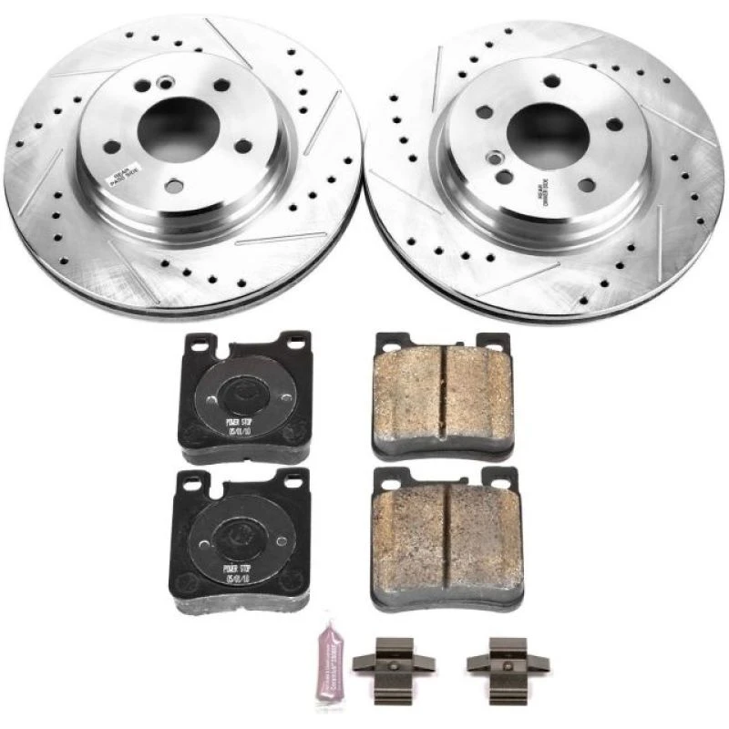 powerstop_K6718-67945ad2e0fe1 Power Stop 01-04 Mercedes-Benz CLK55 AMG Rear Z23 Evolution Sport Brake Kit