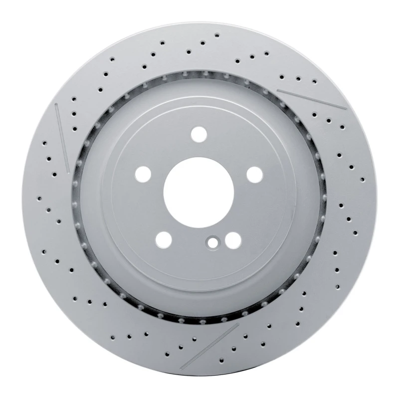 DFC 10-18 Mercedes-Benz E63 AMG S Rear Drilled and Slotted Hi-Carbon Alloy Geomet Coated Rotor