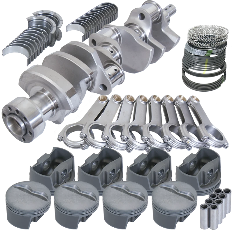 Eagle Chevy LT1 350 1Pc 3.750in Kurbelwelle 5.700in H-Beam -5cc Flachkolben 4.030in Kolben Rotierende Baugruppe