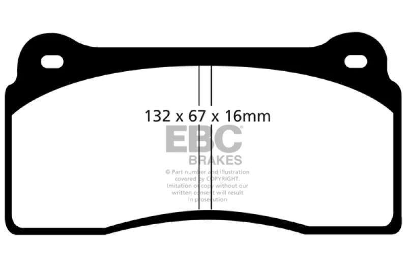 ebc_DP51110NDX-6793206cdefc9 EBC 2012+ Nissan GT-R R35 (w/M12/M14 Bolts & Iron Rotors) Yellowstuff Rear Brake Pads