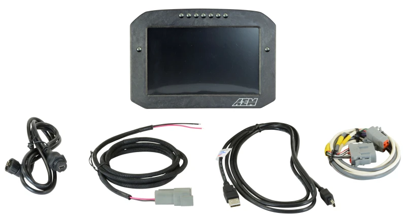 AEM CD-7L Carbon Logging Flush Digital Dash Display (Deutsch)