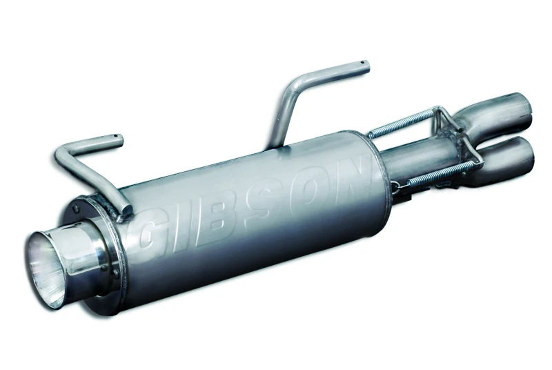 Gibson 08-09 Kawasaki KRF750 Teryx 4x4 Basis Einzelauspuff - Edelstahl